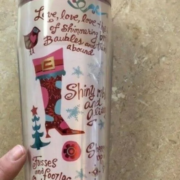 Starbucks 2006 vintage Christmas Holiday Travel Mug/Tumbler - Picture 3 of 6